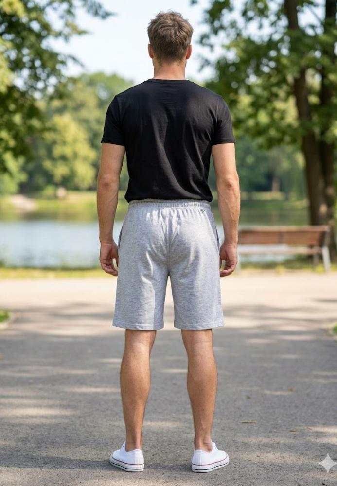 Pantaloni Scurți Bărbați,culoare Gri, Engros